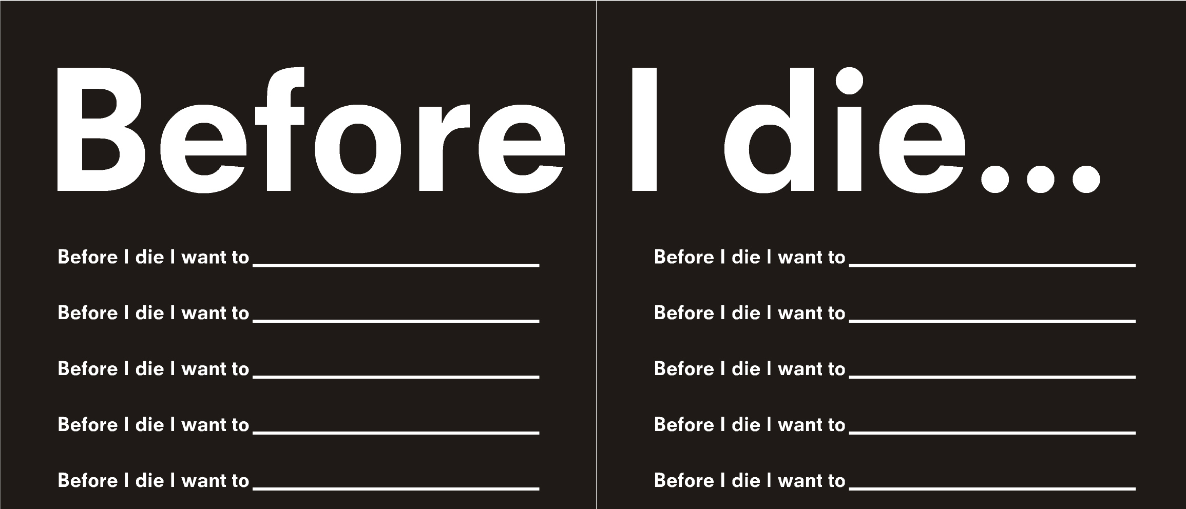 Before I Die